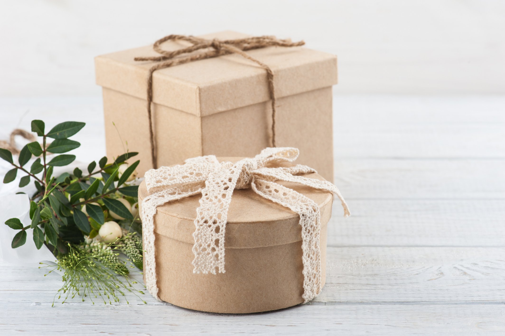 Rustic Craft Gift Boxes 